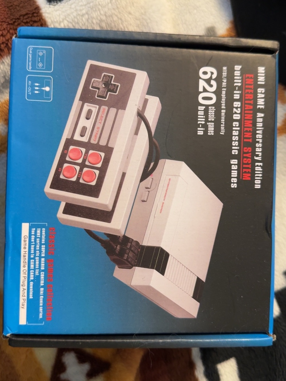 Classic Mini Game Console with 620 Games - White